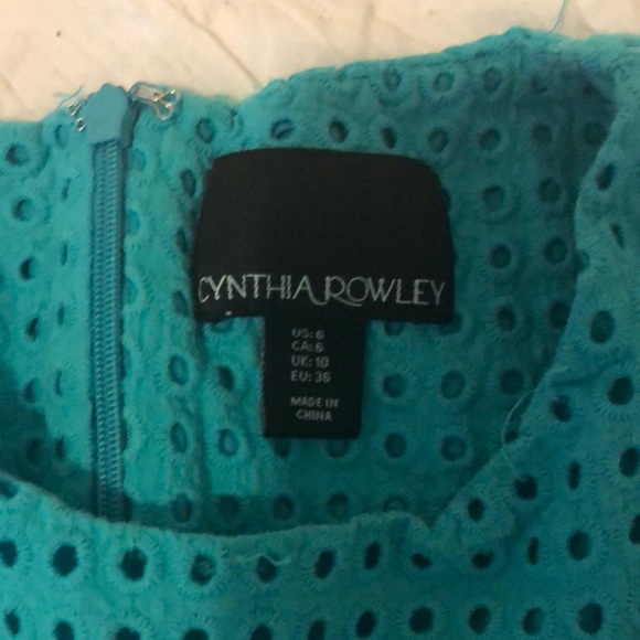CYNTHIA ROWLEY CUTOFF DRESS - Picture 3 of 4